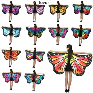 LOVUR Borboleta Asas De Shawl Fashion Fairy Cosplay Acessório Festa De Favorita Fantasia