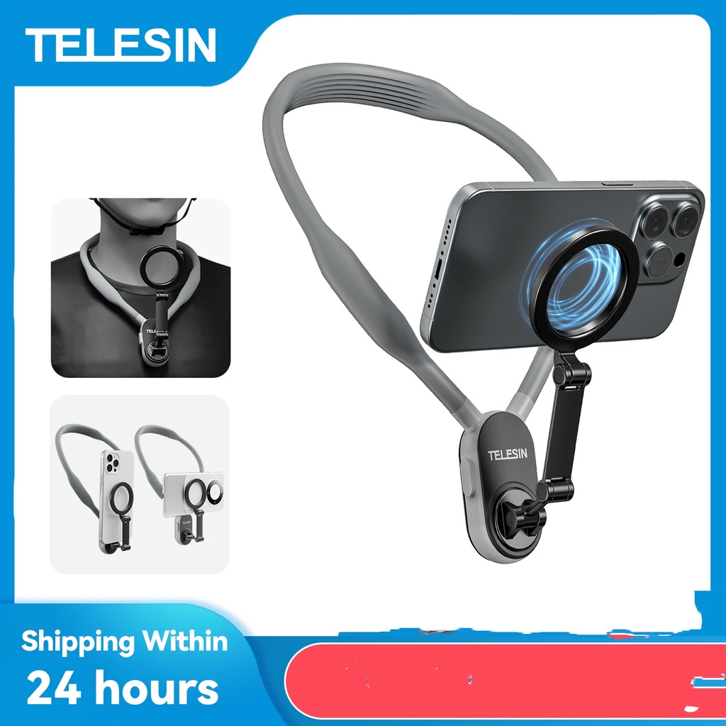 TELESIN Suporte Magnético De Liberação Rápida Para Iphone 15 14 13 12 11 10 Acessórios Tel...
