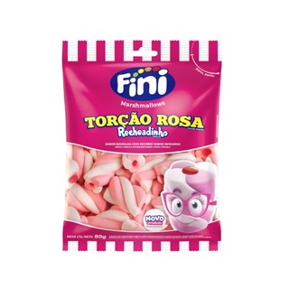 Marsh. Torção Rosa Recheadinho 80g - Fini