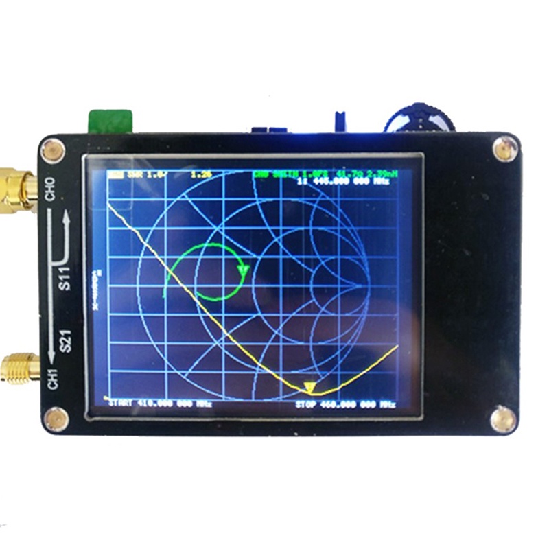 Antena De Rede Vetorial NanoVNA-H Analisador De Ondas Curtas MF HF VHF UHF