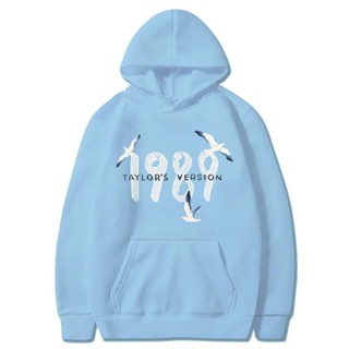 Taylor Swift 1989 Hoodie Plus Tamanho Pullover Moda Masculina E Feminina Loose Print Sweatshirt Primavera Outono Estudante Vintage Streetwear Top