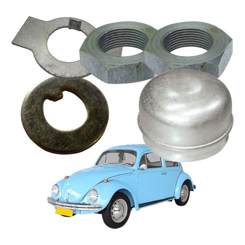 Kit Manga Eixo Direito Fusca Após 1980 Roda Dianteira