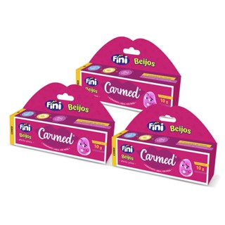 Hidratante Labial Carmed Fini Beijos 10g 3 Unidades