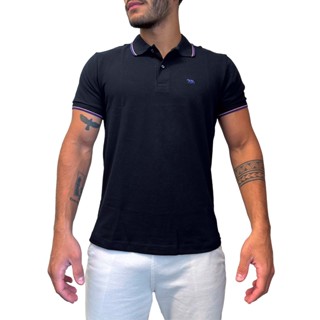 Polo Manga Curta Piquet Simples Masculino Casual Conforto Qualidade Biogás
