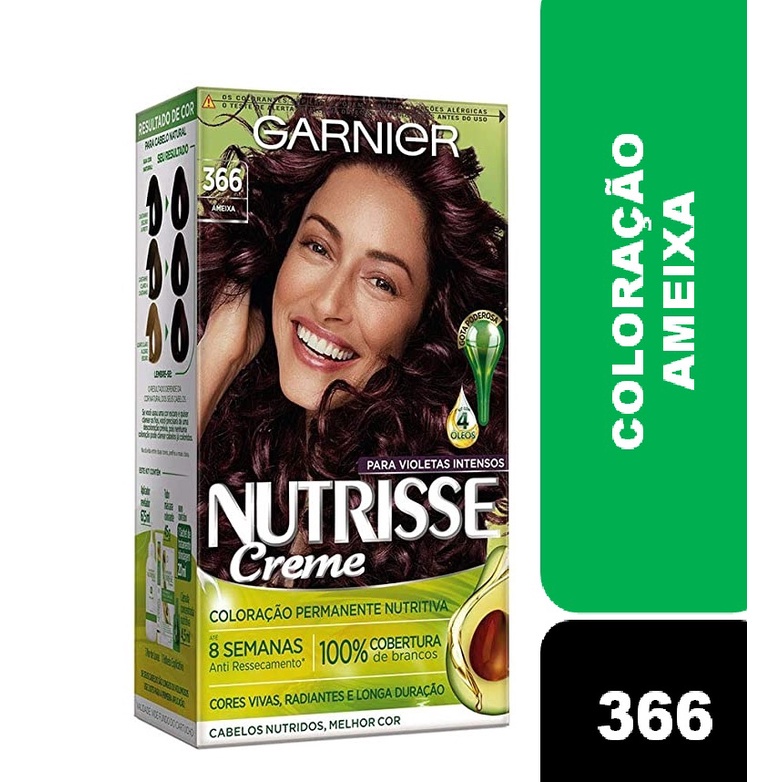 Coloração Nutrisse Garnier 366 Ameixa