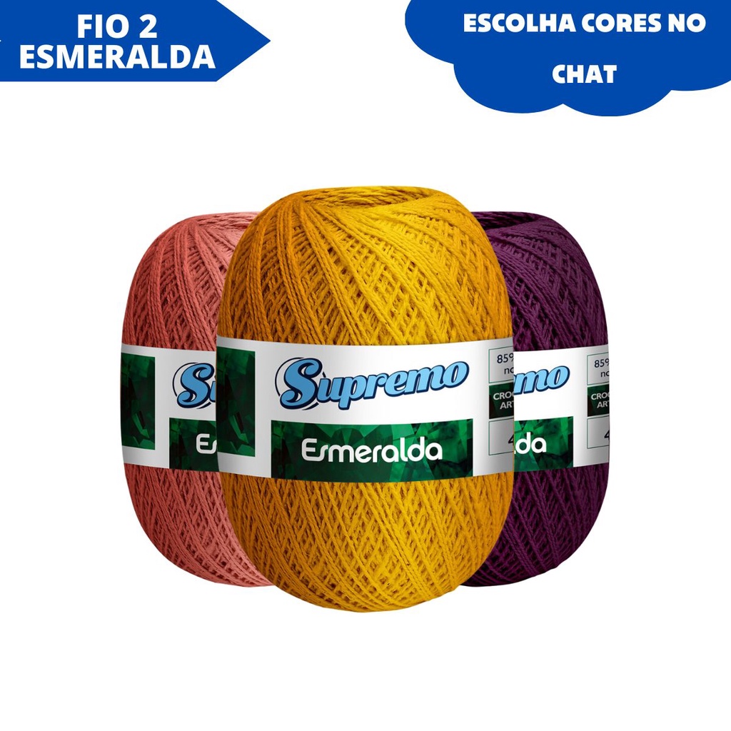 Kit Linha Esmeralda Fio 2 Similar Anne (4 / 5 / 6 / 8 / 10 Unidades) Escolha Cor No Chat