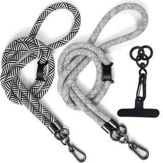 Cordão De Telefone Com Pescoço Destacável E Espesso Universal Crossbody Strap for Mobile Phone Case Lanyards Charm Pendant