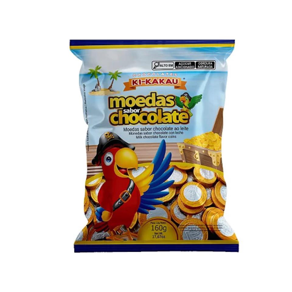 Moeda de Chocolate Ki Kakau C/ 43u 160g em Oferta na Shopee