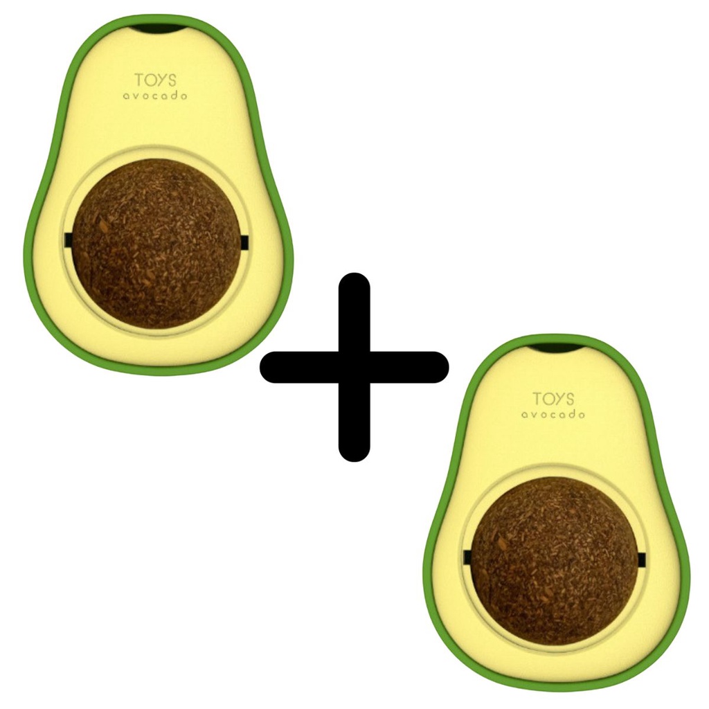 Brinquedos para Gatos Kit 02 Abacate Brinquedo Interativo Pet com Bolinha Bola Catnip Cola na Parede em Oferta na Shopee