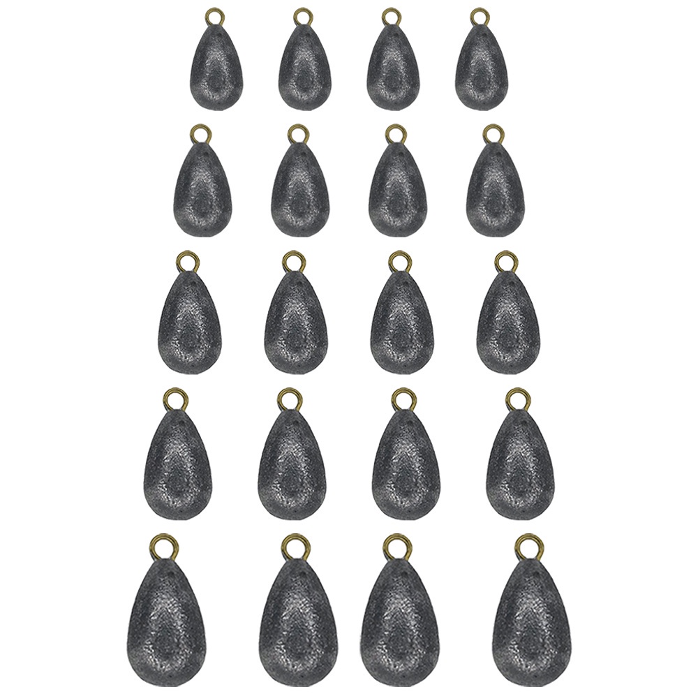 Kit Chumbada Pingo Com Argola 20pçs Pesca Praia Costão Mar em Oferta na Shopee