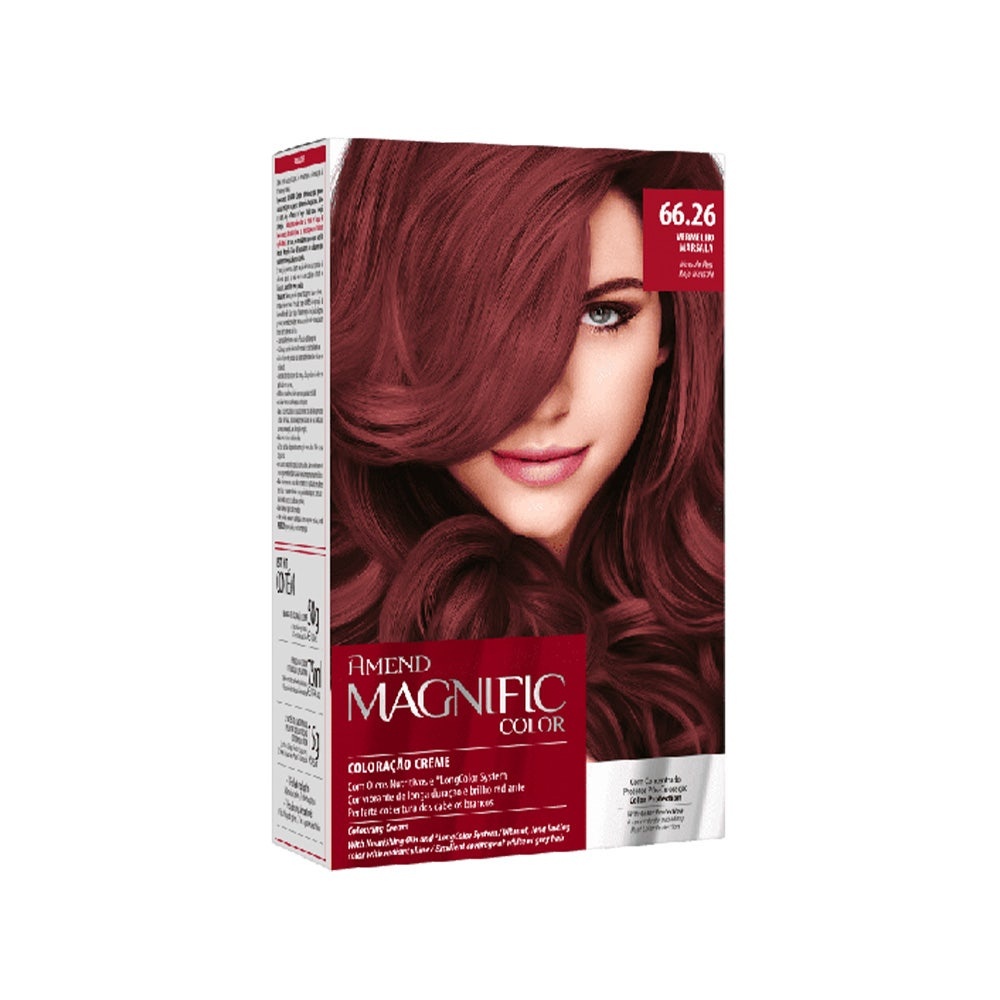 Tintura Amend Magnific Color 66.26 Vermelho Marsala - Beauty