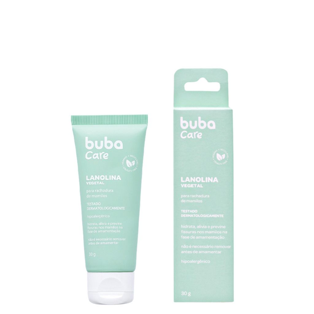 Lanolina Vegetal 30g Pomada Para Mamilos 16565 Buba Care em Oferta na Shopee