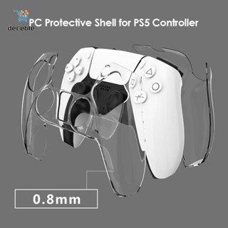 Capa Protetora Transparente Para PC Pele O Controlador PS5 DualSense