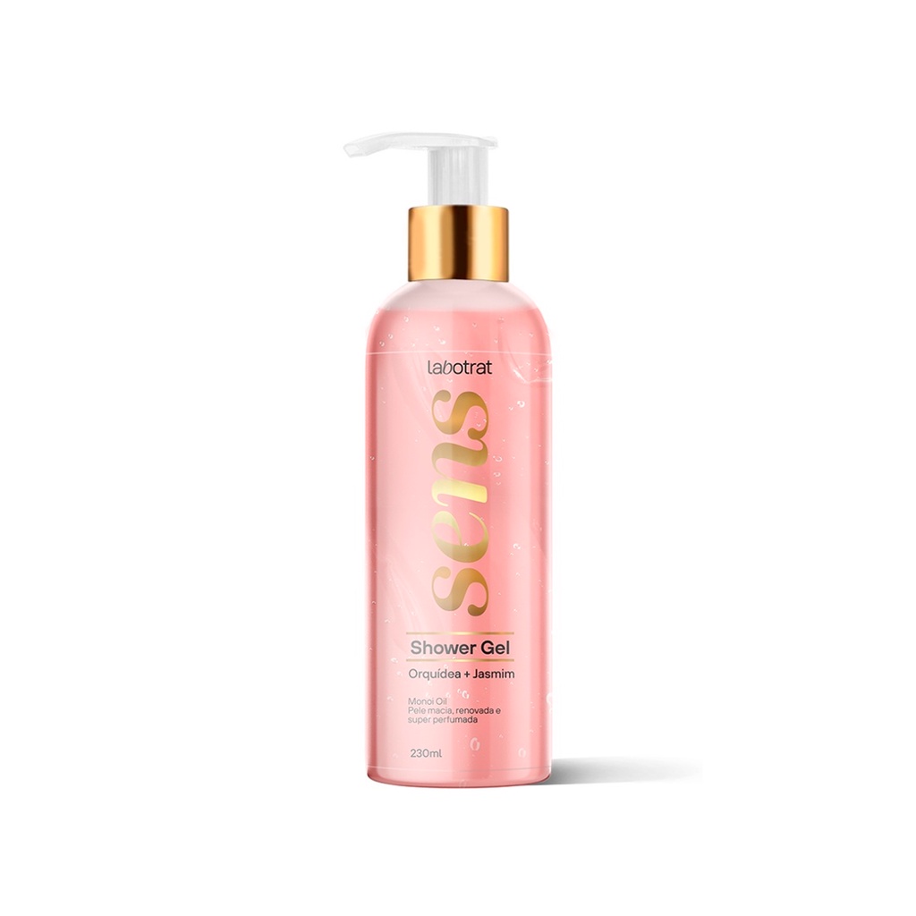Labotrat Shower Gel Líquido Orquídea e Jasmim Sens - 230ml