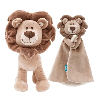 Kit Pelúcia E Naninha Antialérgica Leãozinho Marrom Ursinho Paninho Bebê Buba em Oferta na Shopee