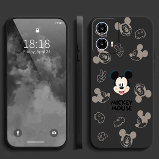 Motorola MOTO G24 G04 G 24 Caixa Família Mickey Móvel Rato Fofo Capa De Borracha Líquida De Silicone