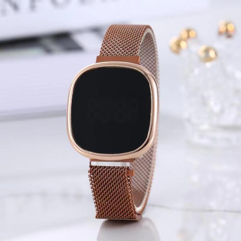 Relógio Eletrônico Transfronteiriço LED Touch Moda para Homem e Mulher com Relógio Magnético St