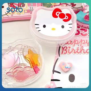 Soto 400ml Bento Caixa Kawaii Sanrio Hellokitty Bonito Fresco-mantendo Caixa De Almoço Recipiente De Armazenamento De Cozinha Caixa De Armazenamento Em Casa