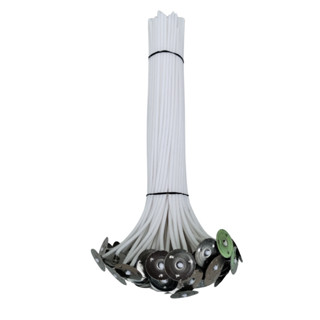 Pavio Para Velas Decorativas Artesanais Perfumadas de Algodão fino 2mm com 17CM de Altura Parafinado e com ilhos - B2030
