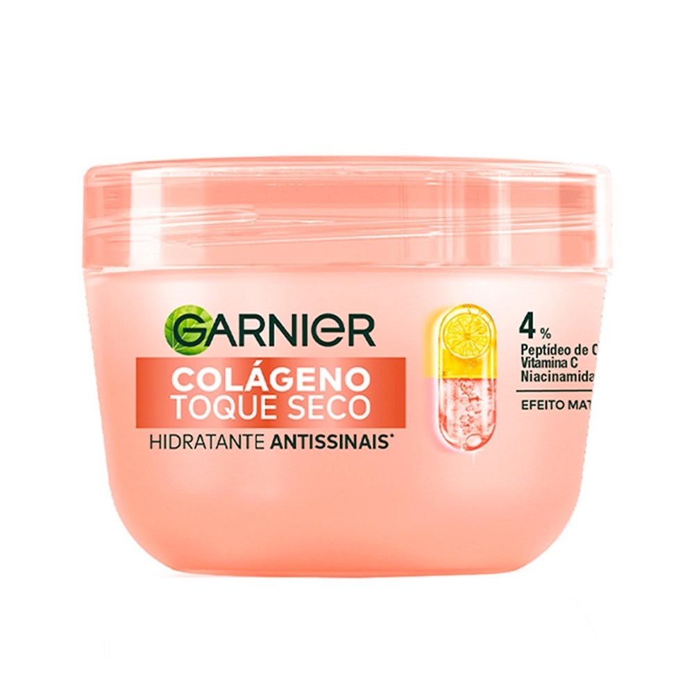 Hidratante Facial Garnier Colágeno Toque Seco Antissinais 85g em Oferta na Shopee
