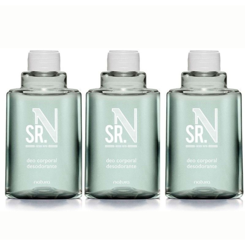 KIT REFIL DESODORANTE CORPORAL SR N NATURA ( 03 unidades de 100 ml)
