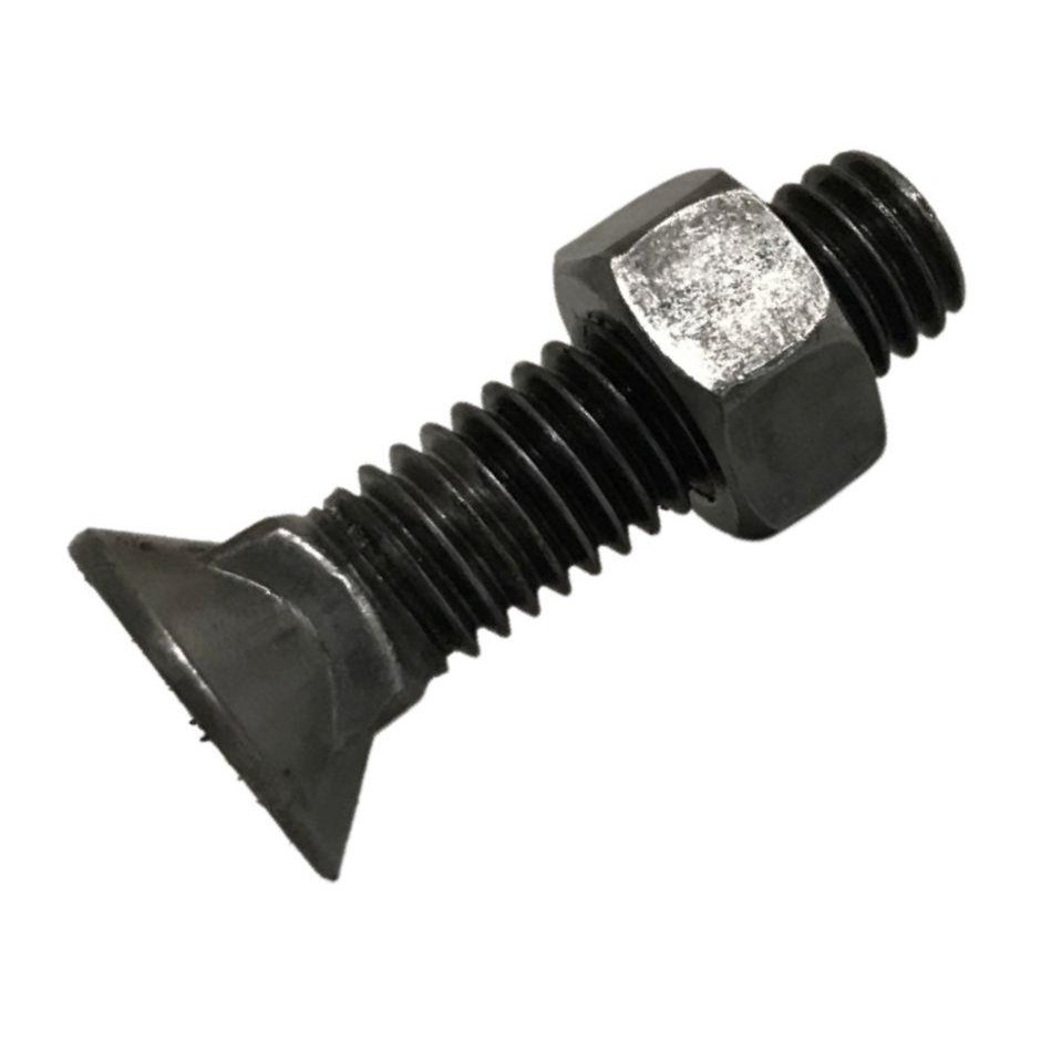 Parafuso Arado c/ Porca BSW 1/2X3 Polido 10 pçs