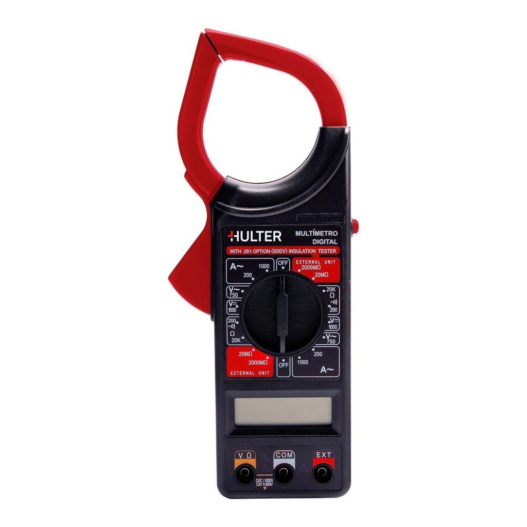 Alicate Multímetro  Amperímetro Digital Hulter HT5266F em Oferta na Shopee