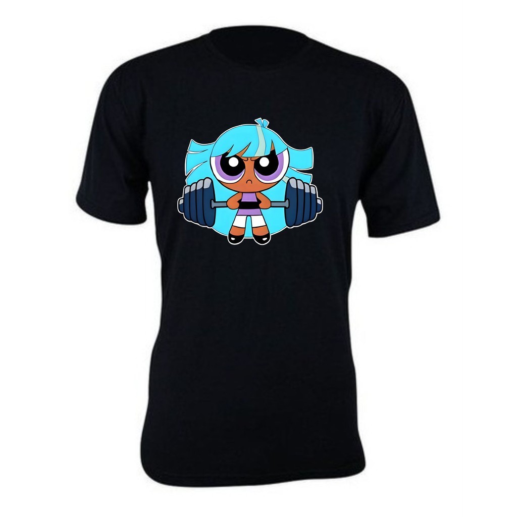 Camiseta camisa estampa meninas superpoderosas estrelinha gym fitness academia basica unissex