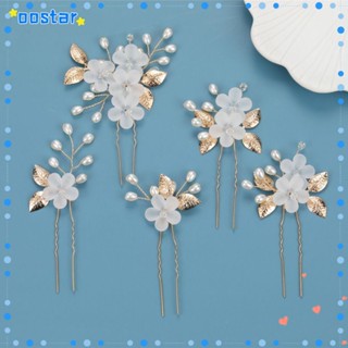 OOSTAR 5pcs/set Mulher Grampos De Cabelo Penteado Jóias De Casamento Clipes