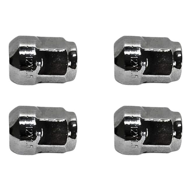Porca Cromada Esferica Chave 19 Honda Fit EX LX DX EXL E City EX LX DX EXL Novo 4 Unidades