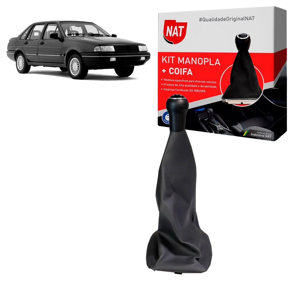 Cor:Manopla + Coifa Vw Santana 1989 Até 1999 em Oferta na Shopee