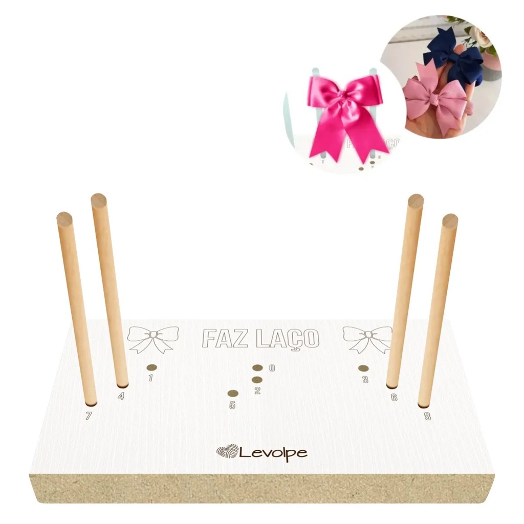 APARELHO GABARITO DE TEAR PARA FAZER LAÇO FITAS em Oferta na Shopee