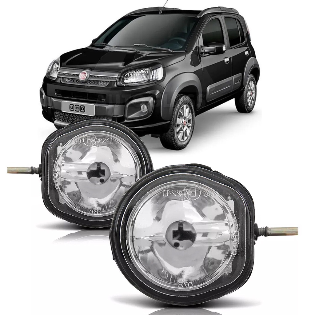 Farol Milha Uno Way Fiorino Vivace 13 14 15 16 17 18 19 2020