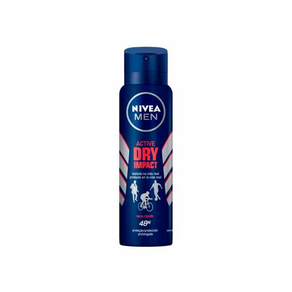 Desodorante Aerossol Nivea For Men Dry Impact 150ml em Oferta na Shopee