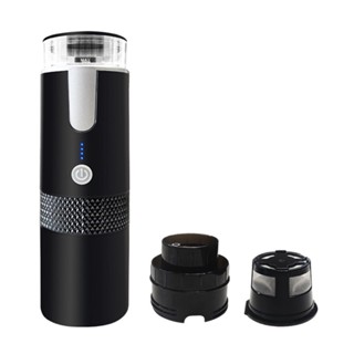 Cafeteira Portátil , 170mL Máquina De Café Expresso Elétrica Sem Fio Mini Com Cápsula Recarregável Para Viagens De Carro Em Casa
