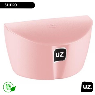 Saleiro 500ml Rosa Premium Uz em Oferta na Shopee
