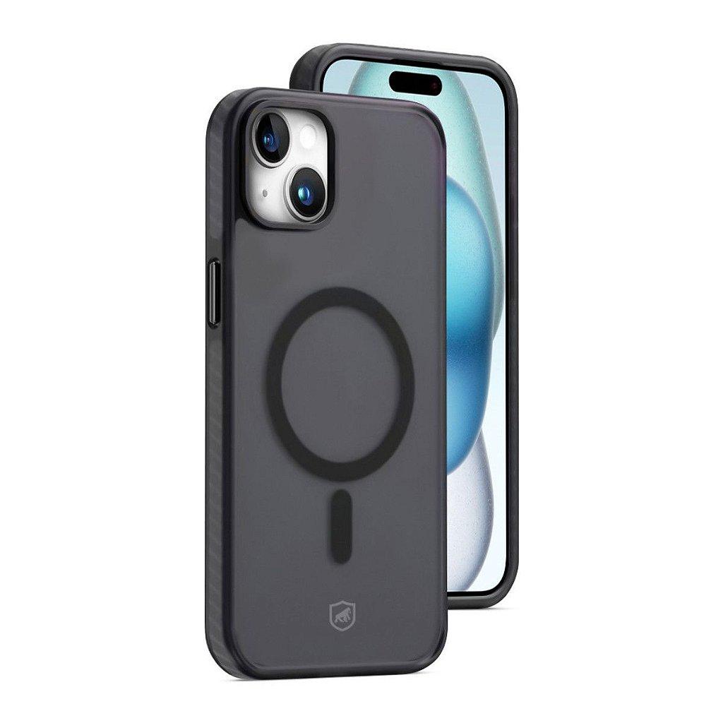 Capa Case Capinha MagSafe Pro Preta para iPhone 15 Proteção Premium e Carregamento Rápido - Gshield