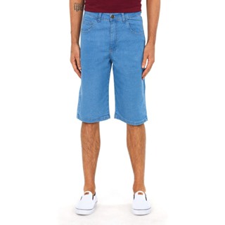 Bermuda Masculina Jeans Regular Básica Delavé Polo Wear Jeans Claro