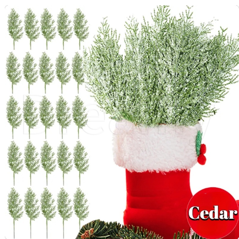 Guirlanda De Árvore De Natal DIY Ramo De Pinheiro/Arranjo De Flores Para Casa Decoração Folhas Plantas Decorativas Festa