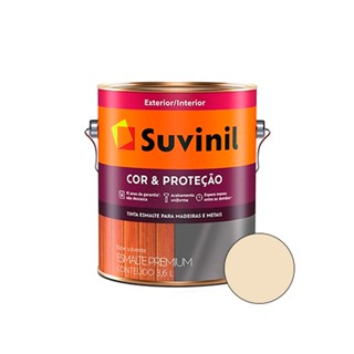 Tinta Esmalte Sintético Cor e Proteção Marfim Nobre Brilhante 3,6L - SUVINIL