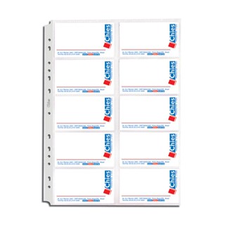 Refil para porta cartão 10und 0074-1 Hemon
