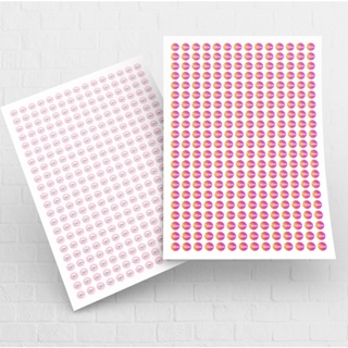 Selinho Adesivo Para Cartão Fidelidade - Personalizado Com Sua Marca 1x1 cm em Oferta na Shopee