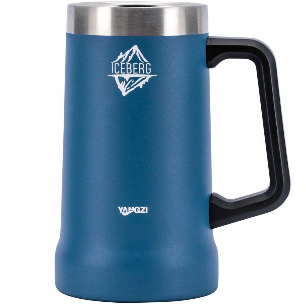 Caneca De Cerveja Térmica Em Aço Inox 709ml Yangzi