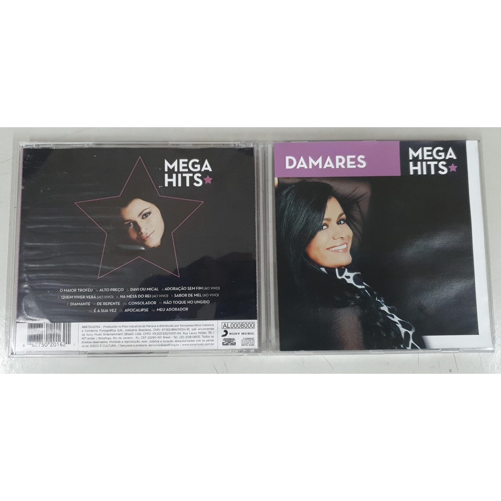 Cd Usado Damares - Mega Hits CDU12165