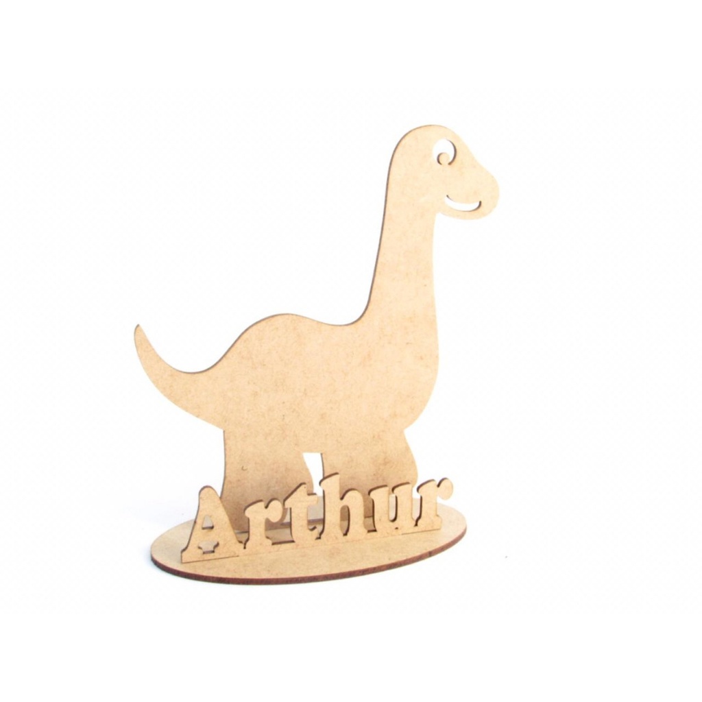 Kit 12 Decoração Centro De Mesa Dinossauro Personalizada Lembrança Enfeites de Mesa Lembrancinhas Festa Aniversário Infantil MDF 3mm Modelo 1