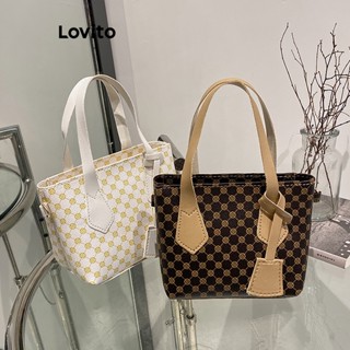 Lovito Bolsa De Ombro Casual Lisa Colorblock Para Mulheres LFA09507