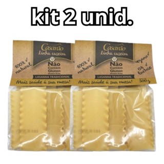 KIT 2 unid Massa de Lasanha Tradicional Casarão 300g
