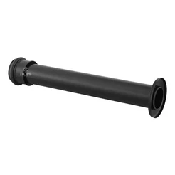 Tubo De Ligação 30 Cm Inox 304 1.1/2 Preto Vaso Sanitário