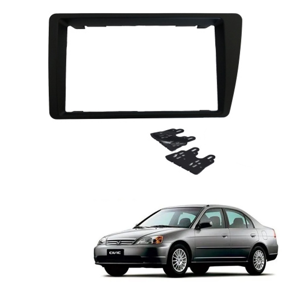 Moldura Multimidia 7 Polegadas Honda Civic 2001 a 2006