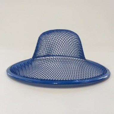 Protetor Tela P/ Ralo De Pia - Aço Inox Azul - Ø 11,5 Cm